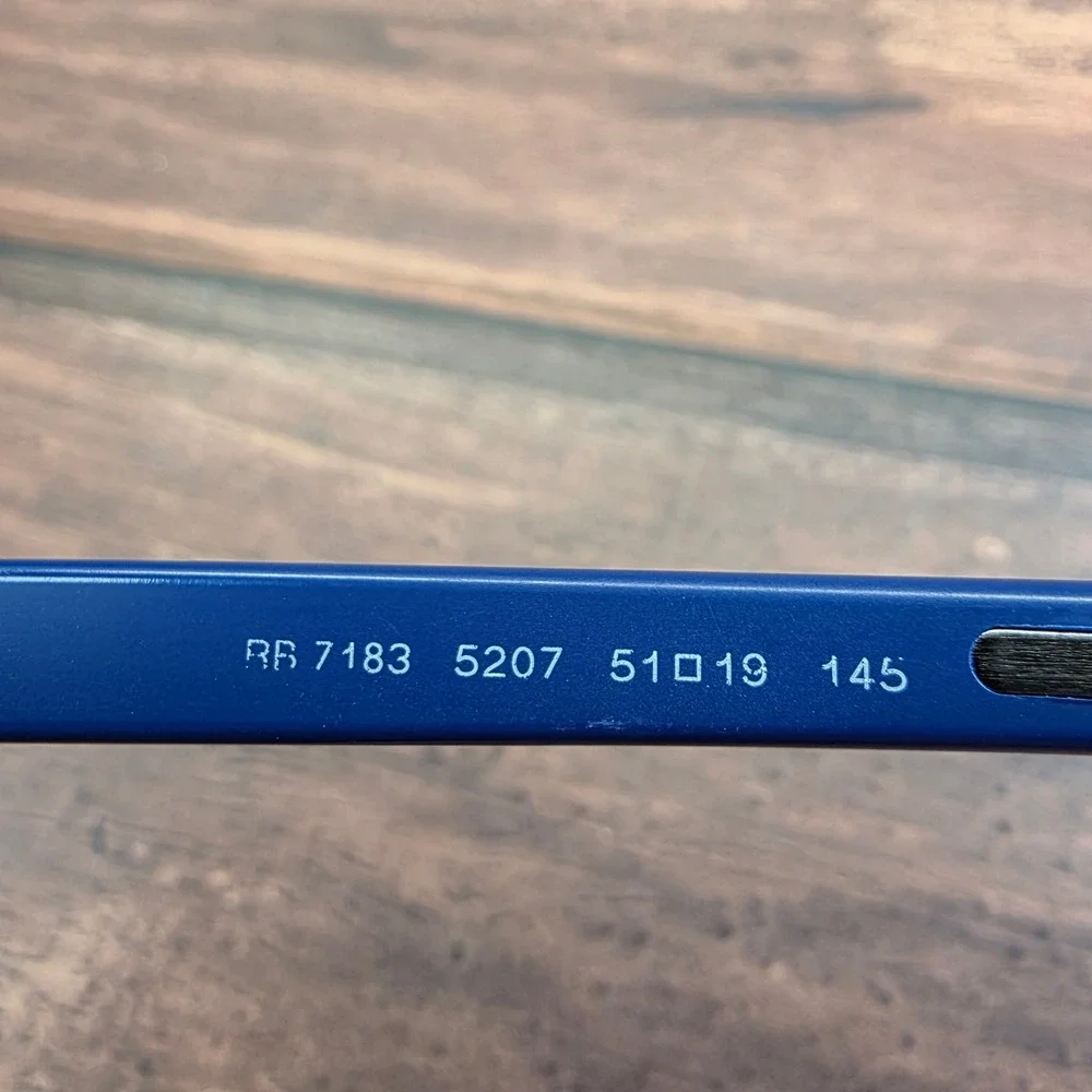 Ray-Ban‎ RB 7183 5207 Liteforce Matte Blue Eyeglasses Frames 51-19-145 Italy